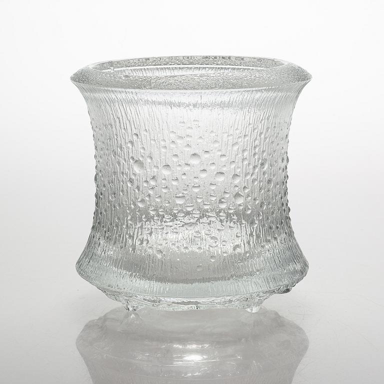 Tapio Wirkkala, vas 3441, signerad, glas, Iittala 1970-tal.