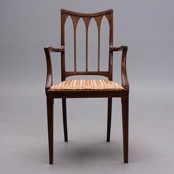 SKRIVBORD samt STOL, England 1800-talets slut.