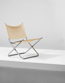 HANS J WEGNER, a folding chair, prototype for Johannes Hansen, Denmark 1960's.