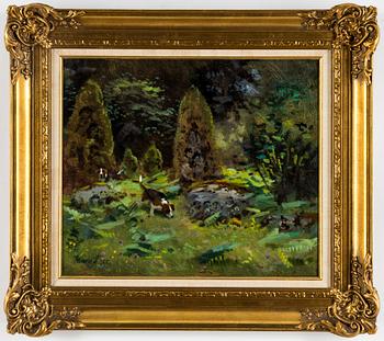 LINDORM LILJEFORS, oil on masonite, signed Lindorm L and dated -62.