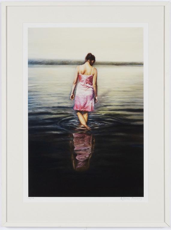 Karin Broos, "Rosa klänning".