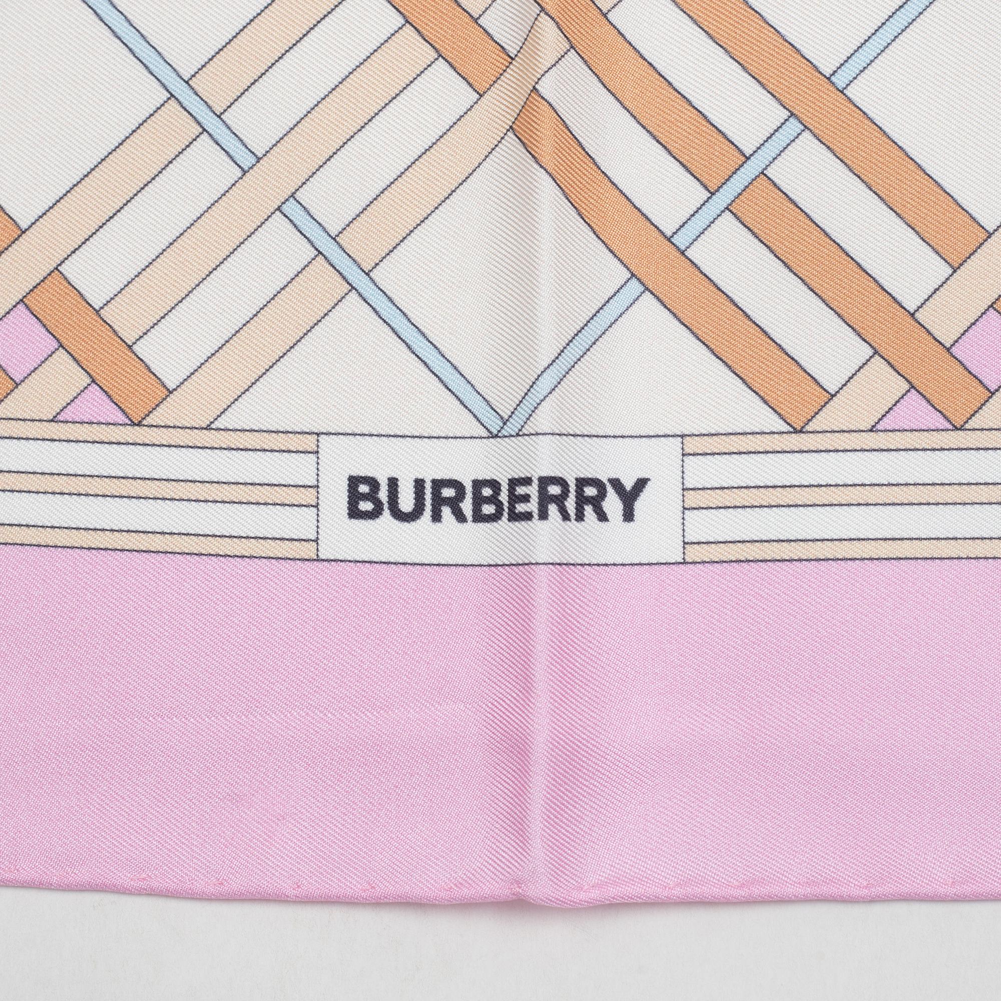 Burberry, scarf.