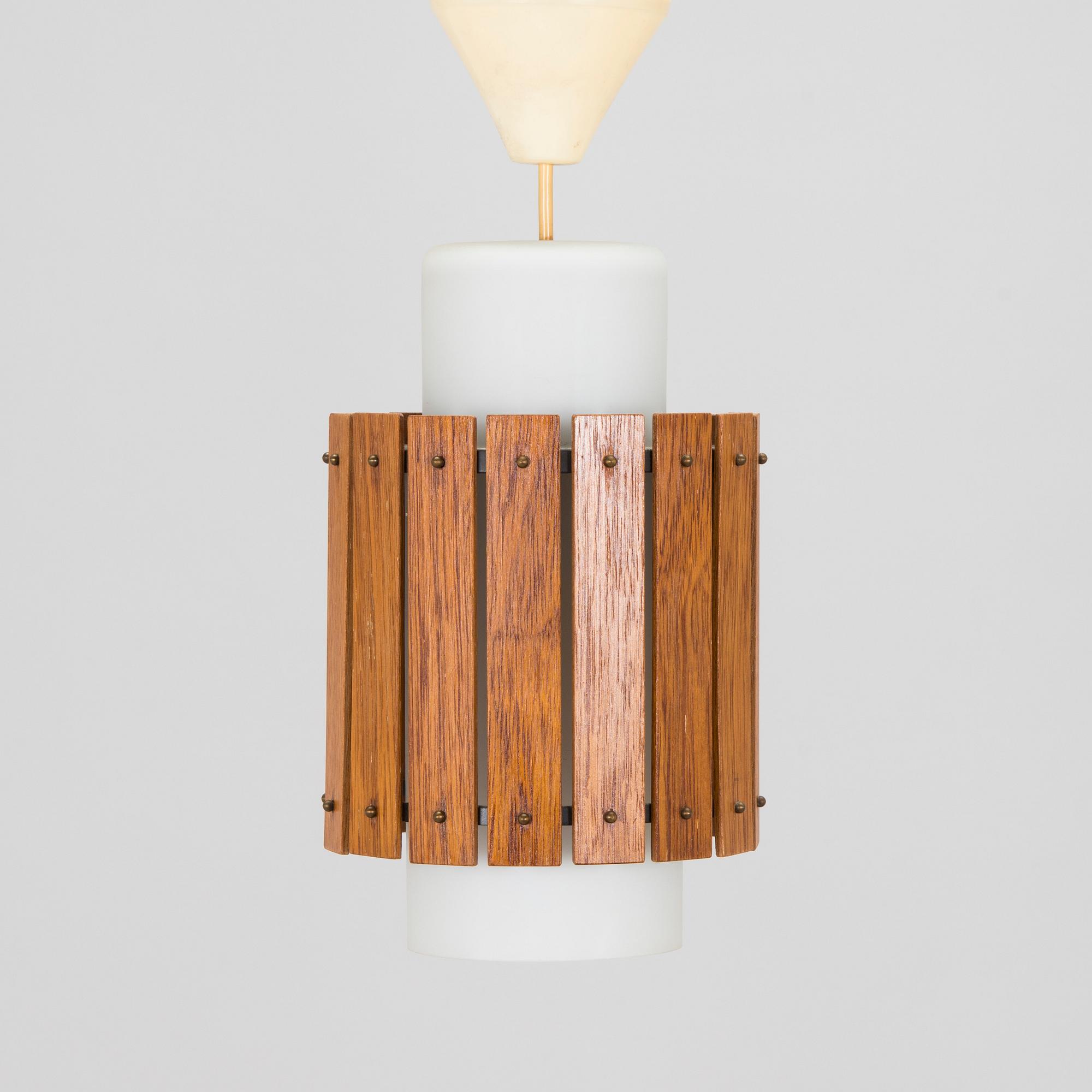 Maria Lindeman, a pendant light model K2-73, Idman, mid-20th century.