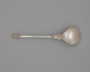 A Polish early 17th century spoon, unmarked.