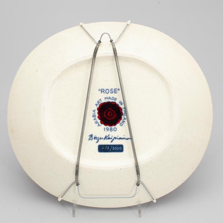 FAT, "Rose" design Birger Kaipiainen, Arabia 1980, numrerad 673/2000.