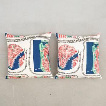 Josef Frank, Cushions, a pair, Svenskt Tenn Company.