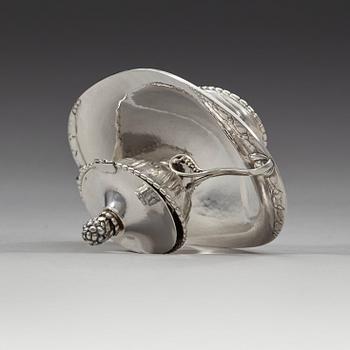 Georg Jensen, skål, Köpenhamn ca 1915- 1919, 830/1000 silver.