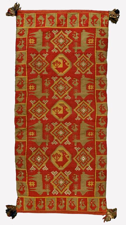 ÅKDYNA. Rölakan. 110,5 x 50 cm. Skåne 1800-tal.