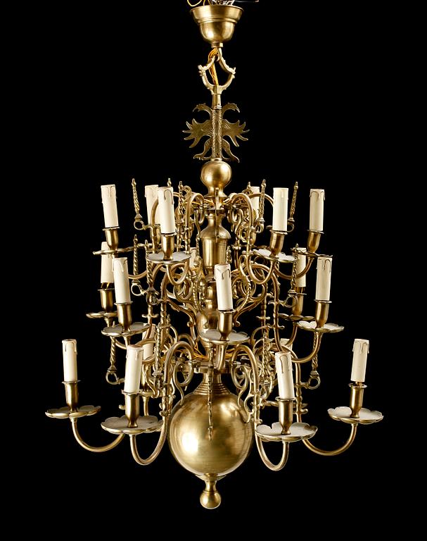 TAKKRONA, barockstil, märkt Fong, Grenna, 1935. H ca 100.