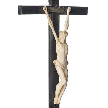 An Augsburg renaissance crucifix clock, the movement presumably by Hans Reinholdt (fl. ca 1630).