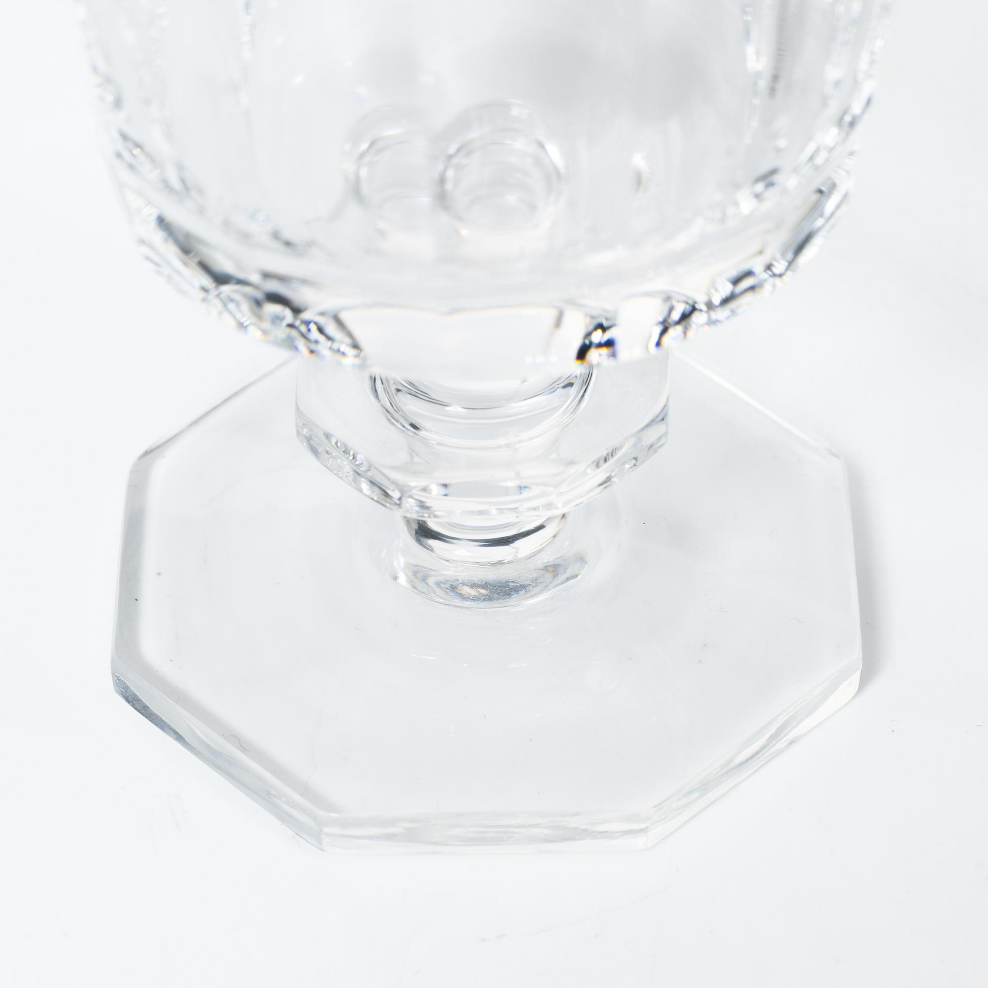 Elis Bergh, glasservis, "Karlberg", Kosta Boda, 1900-tal,  77 delar.