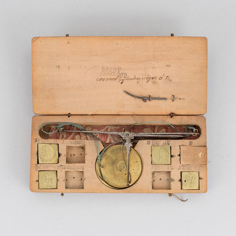 A 18th century scale.