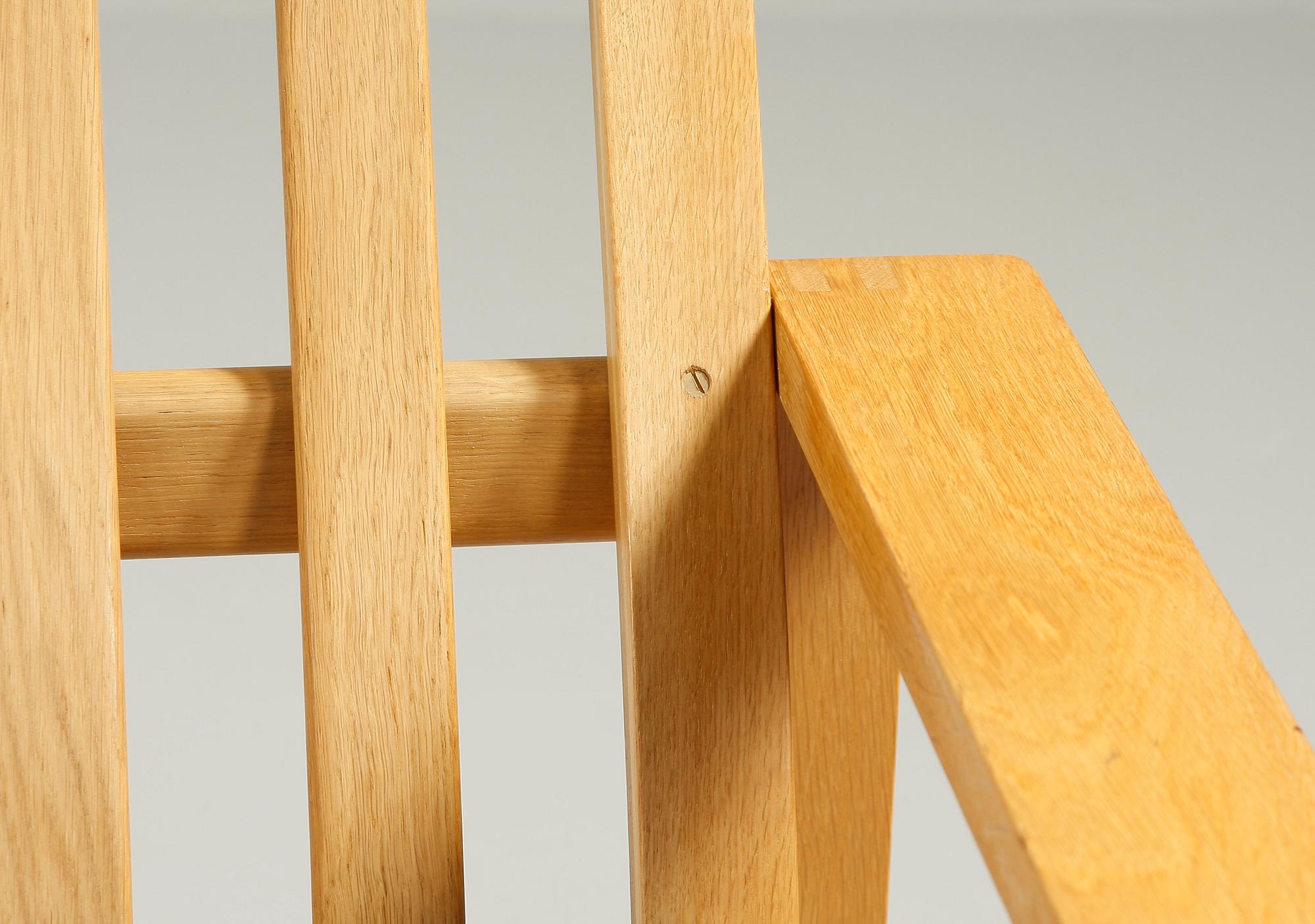 FÅTÖLJER, ett par, "Slädestolen" , modell 2256, Börge Mogensen, Danmark.