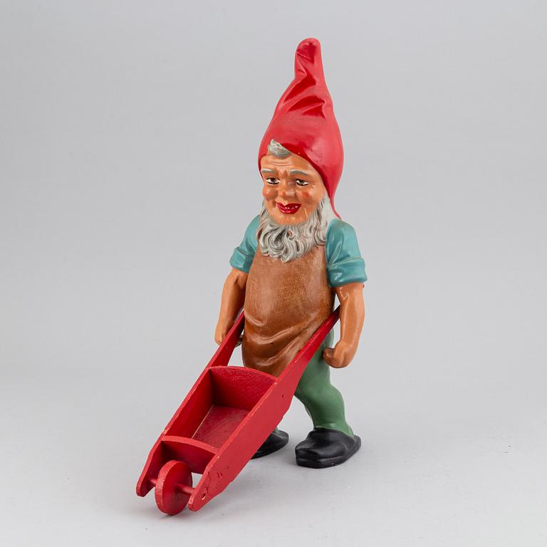 A ceramic gnome, West Germany, second half of the 20th century.