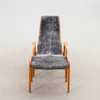 Yngve Ekström, armchair and footstool "Lamino", anniversary edition, Swedese.