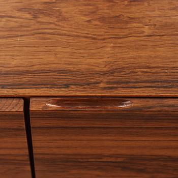 Ib Kofod-Larsen, a rosewood veneered sideboard model "501" from the "Ib 500" series, Seffle Möbelfabrik, Sweden, 1960s.