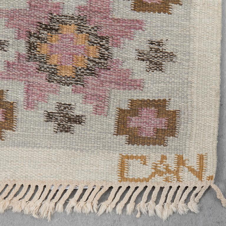 Rug, röllakan, 191 x 137 cm.