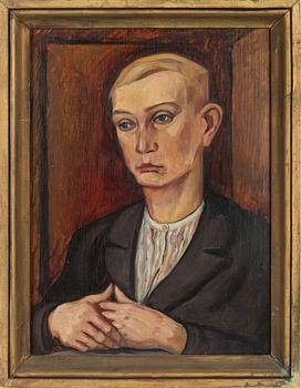 Nils Söderberg, Porträtt av ung man.
