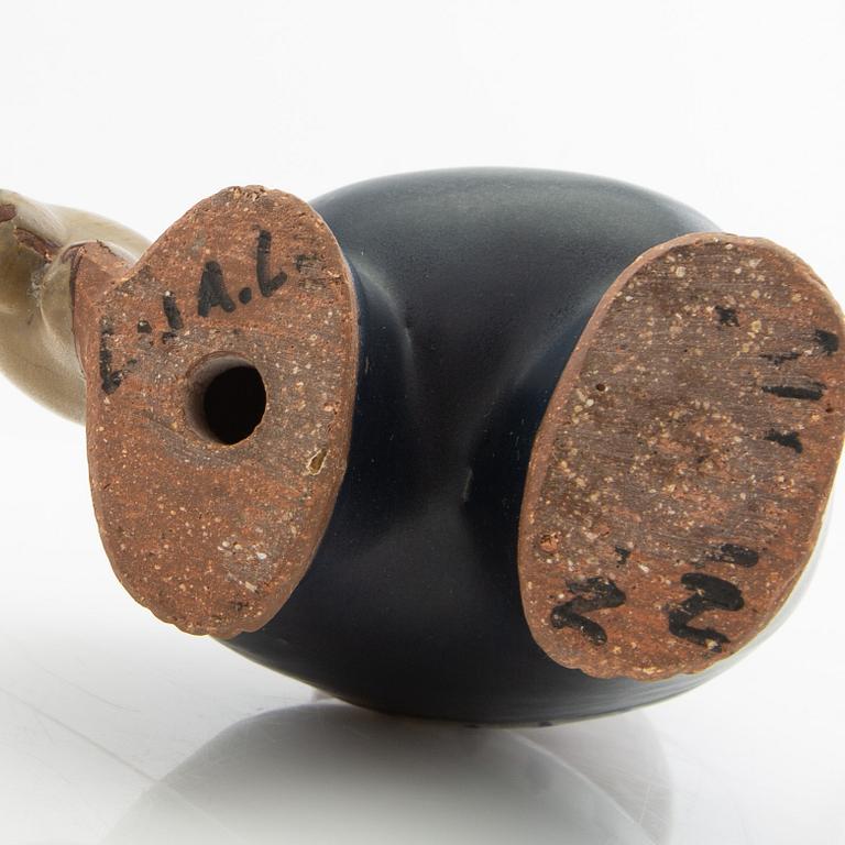 Lisa Larson, figuriner 2 st ur "Larsons ungar" Gustavsberg glaserat stengods.