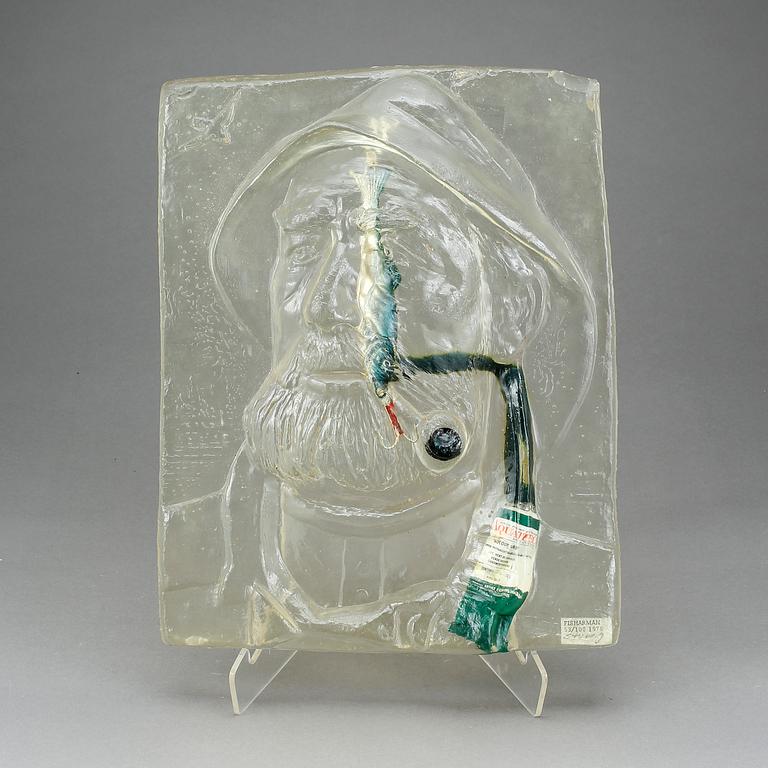 STURE JOHANNESSON, skulptur, konstmaterial, numrerad 53/100, daterad 1975.