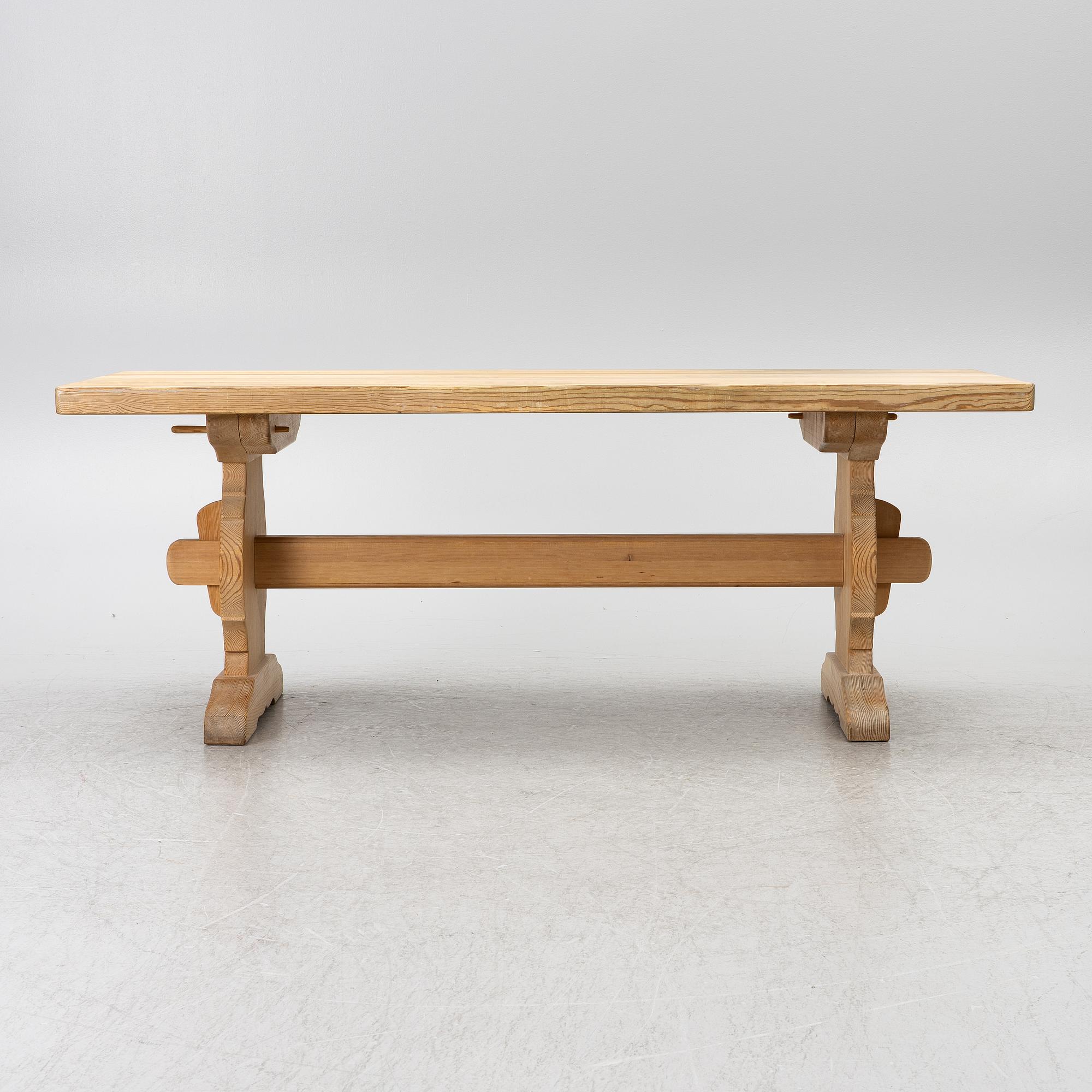 Dining group, 8 pieces, Krogenäs, Norway, second half of the 20th century.