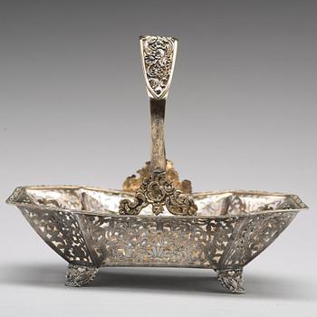 Fedor Frolow, brödkorg, silver, Moskva 1838.