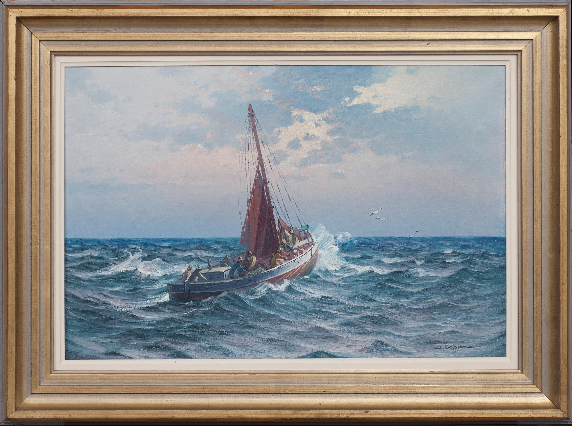 JOHAN OSSIAN-ANDERSSON, olja på duk, signerad.