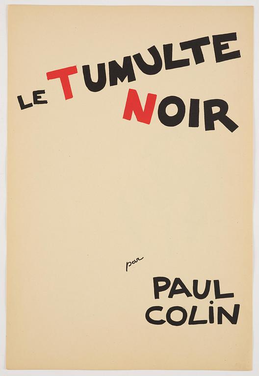 Paul Colin, "Le Tumulte Noir".