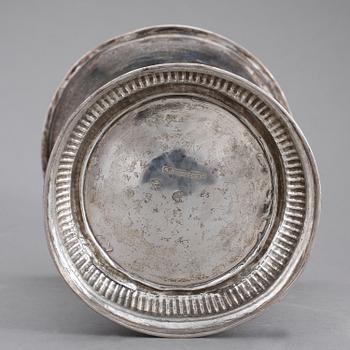 BÄGARE, silver. Arvid Wernström Eksjö, 1811. Vikt ca 415 gram.