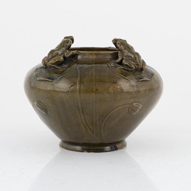 Karl Robert Svensson, vas, Höganäs, lergods, jugend.