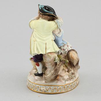 FIGURIN, porslin, Meissen, 1900-talets första del.