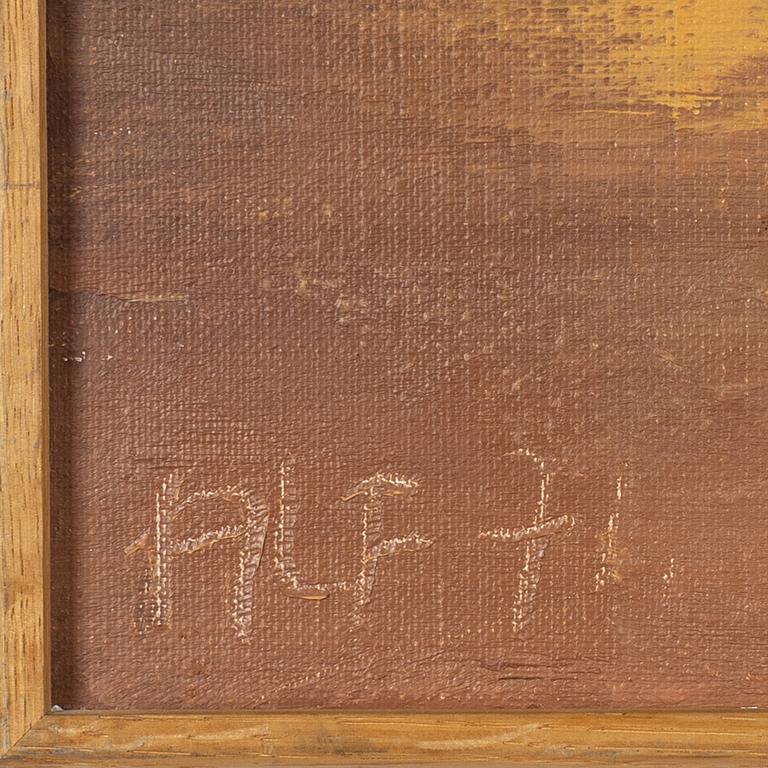 Alf Olsson, oil on canvas, signed and dated -71.