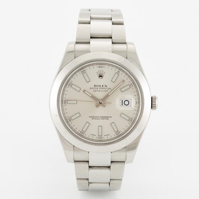 Rolex, Datejust II, wristwatch, 41 mm.