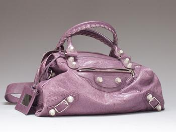 HANDVÄSKA, lammskinn. Balenciaga.