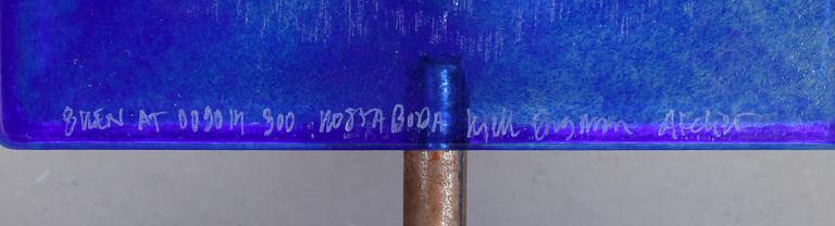 SKULPTUR, glas, Kjell Engman, Kosta Boda Atelier, sign.