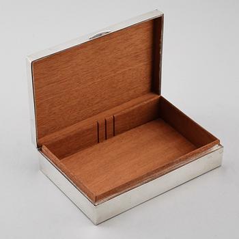 CIGARETTSKRIN, silver, Birmingham 1963.
