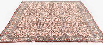 Matta, semiantik Ghom, centrala Iran, ca 318 x 235 cm.