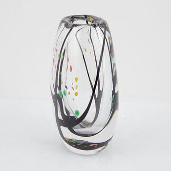 Vicke Lindstrand, Vicke Lindstrand, an 'Autumn' (Höst) glass vase, Kosta glassworks, Sweden,