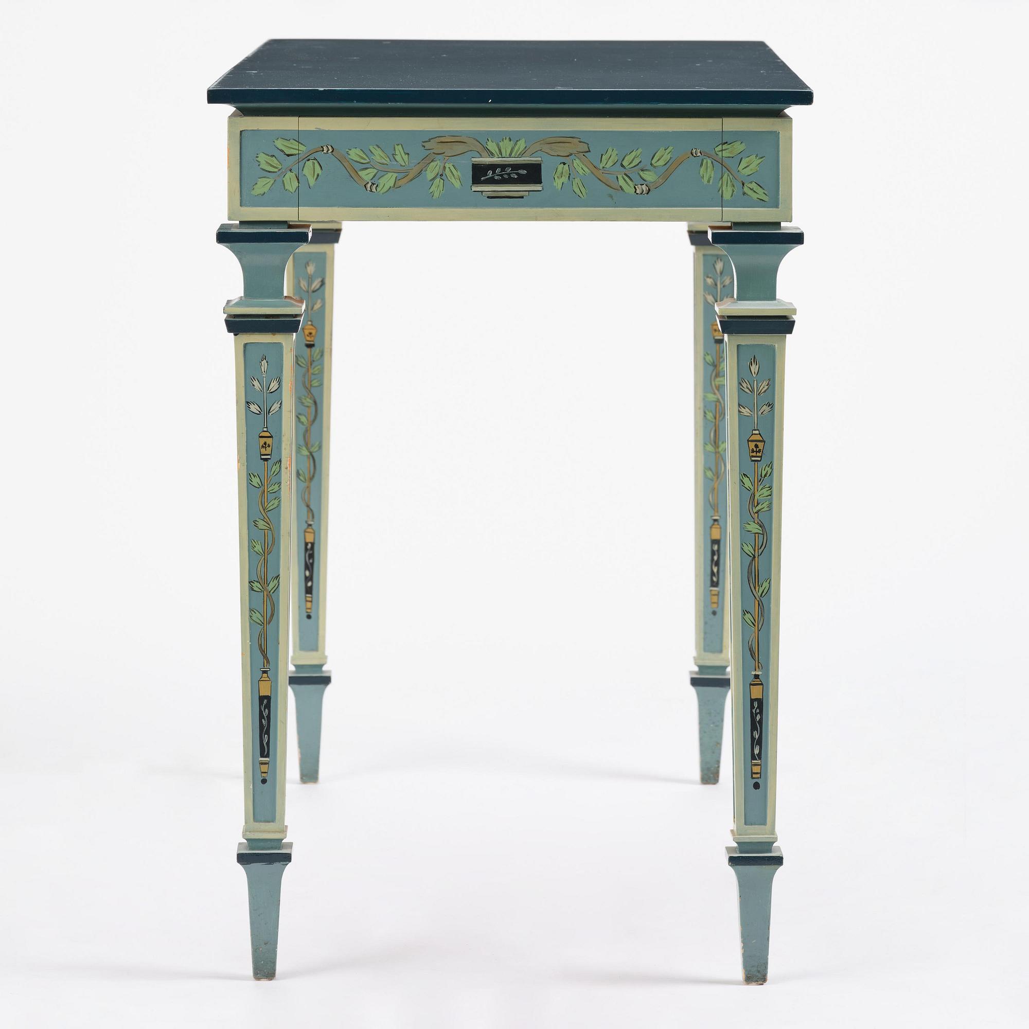 Carl Malmsten, a Swedish Grace console table, cabinetmaker Albin Johansson, Stockholm, for Villa Kvikkjokk, 1927.