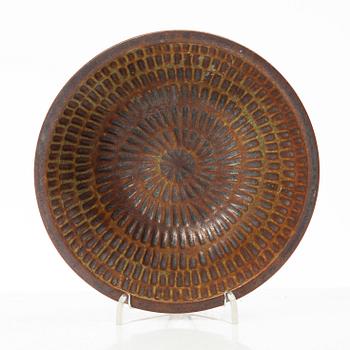 Stig Lindberg, a stoneware bowl, Gustavsbergs Studio, Sweden, 1965.