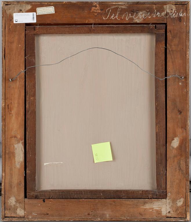 OKÄND KONSTNÄR, olja på duk på pannå, 1700-tal.