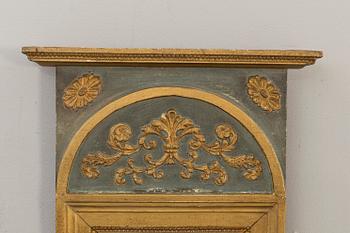 SPEGEL, empire signerad O Frisk (Olof F Stockholm 1795-1870).