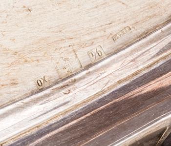 WÜRTTEMBERGISCHE METALLWARENFABRIK, an Art Nouveau silver plated tray, early 20th Century.