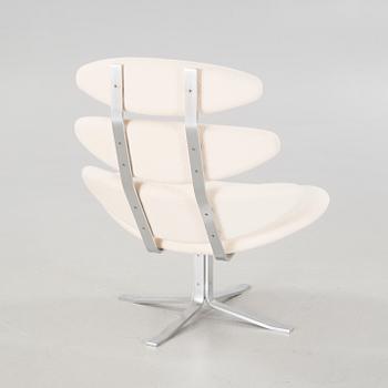 A lounge chair by Poul Volther for Erik Jørgensen in Denmark, model "Corona", around the year 2000.