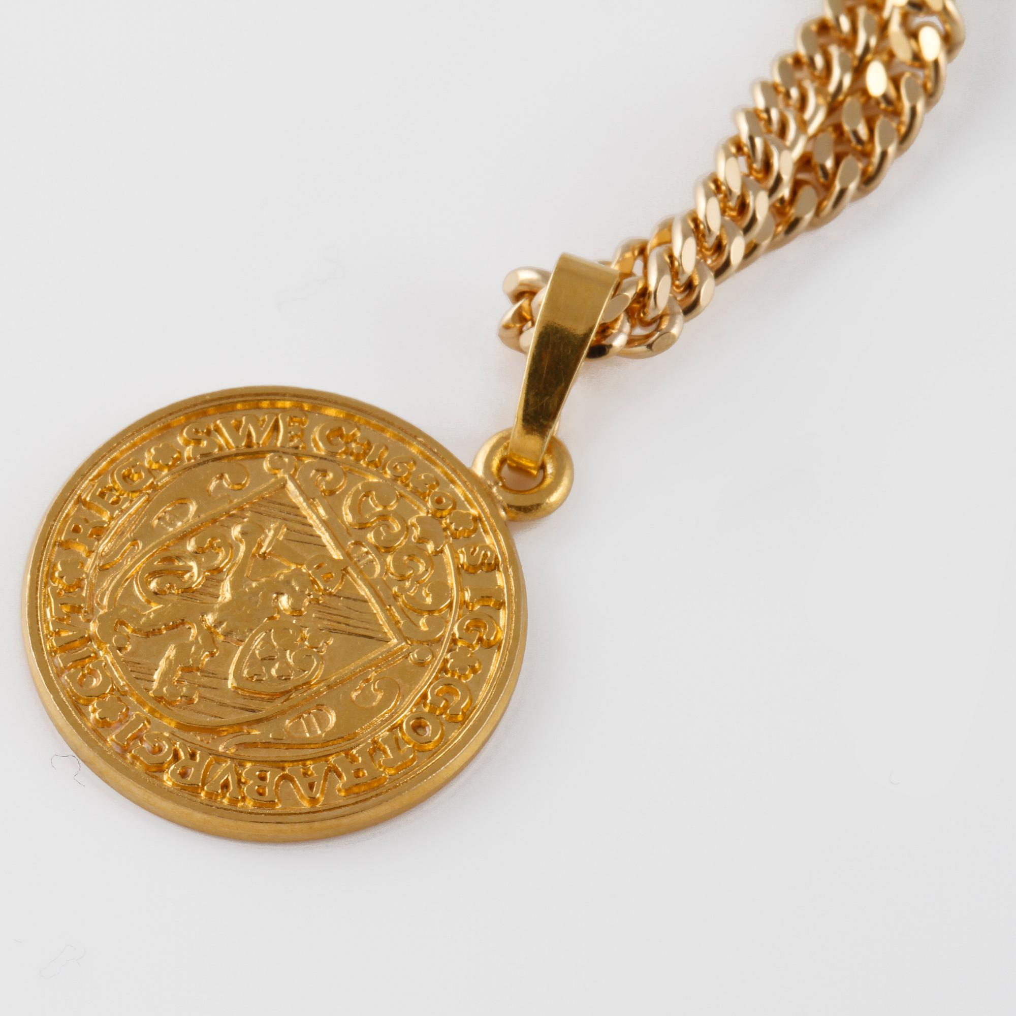 HÄNGE, 18K guld. Vikt 16,5 gram.