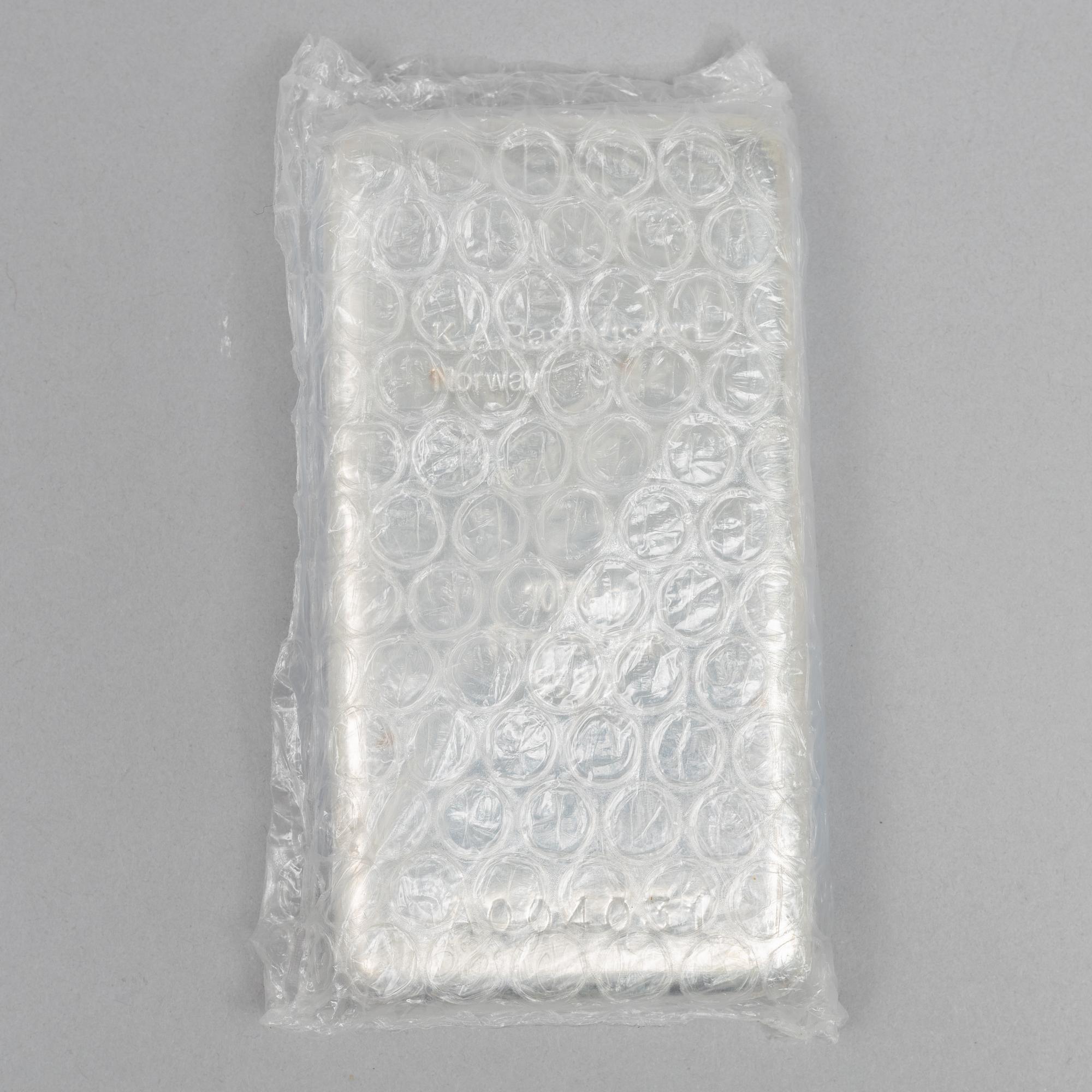 A silver bar, 1000 grams of fine silver, K.A. Rasmussen, Norway.