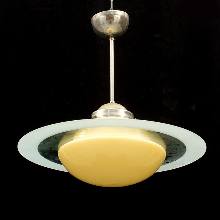 TAKLAMPA, funkis, 1930-tal. Höjd 38 cm.