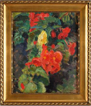 VERNER THOMÉ, olja på pannå, signerad och daterad 1922.