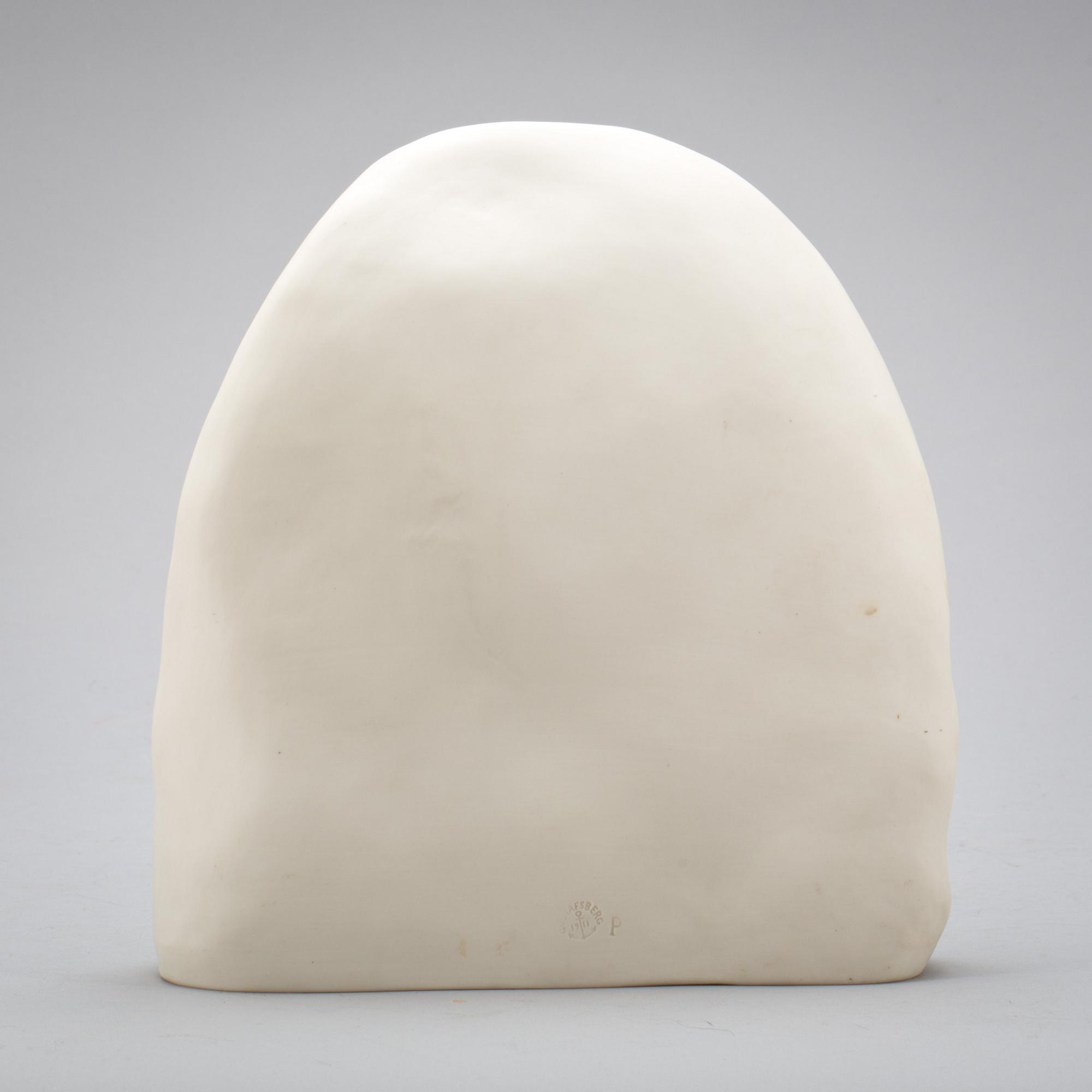SKULPTUR, parian. Gustafsberg 1911.