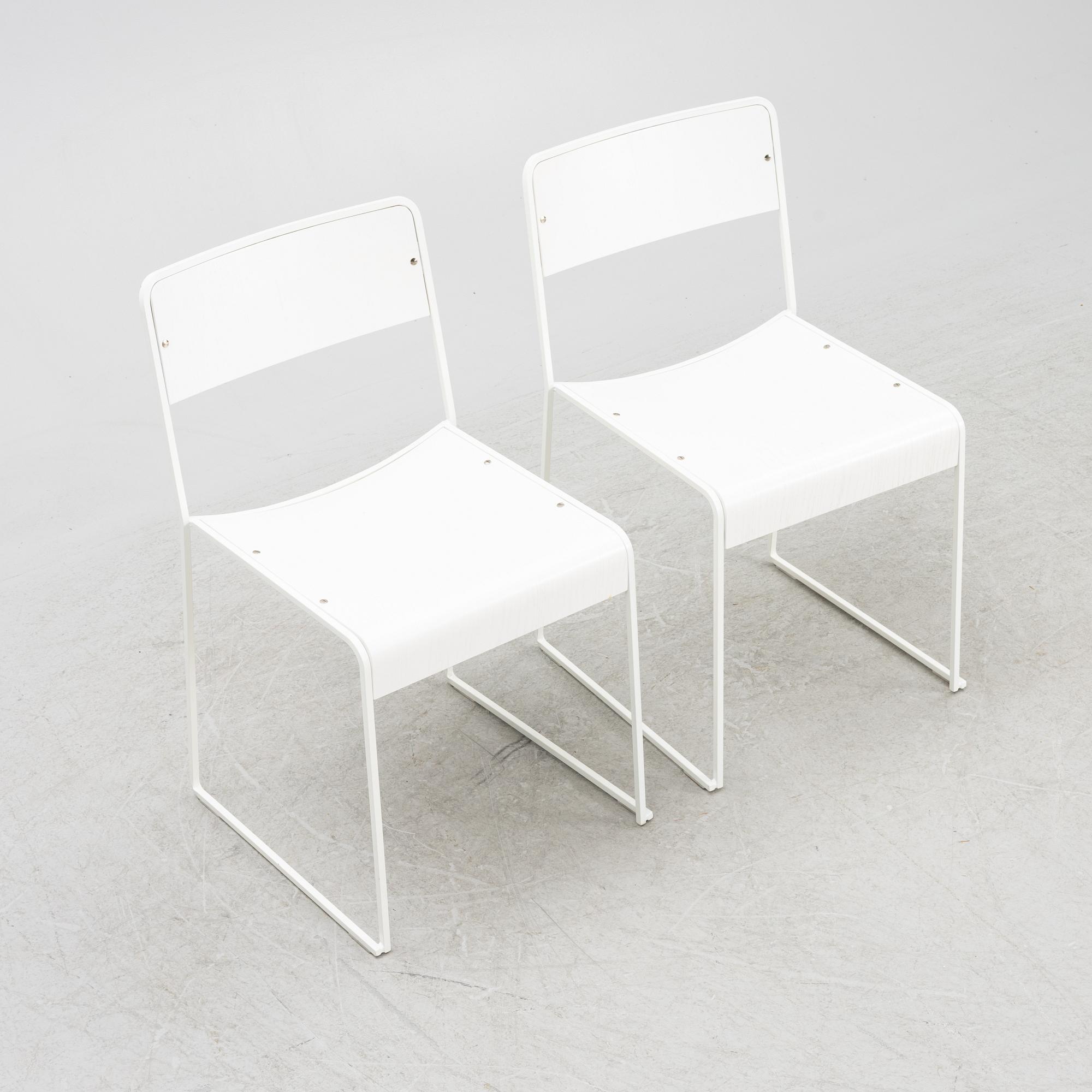 Pierre Sindre, a table and a pair of chairs, "Brokk" & "Sindre", Källemo.